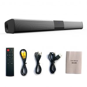 Bluetooth Soundbar for TV | with 2.1 Channel Sound | Built-in Subwoofer with Remote Control | Multi-Connection
